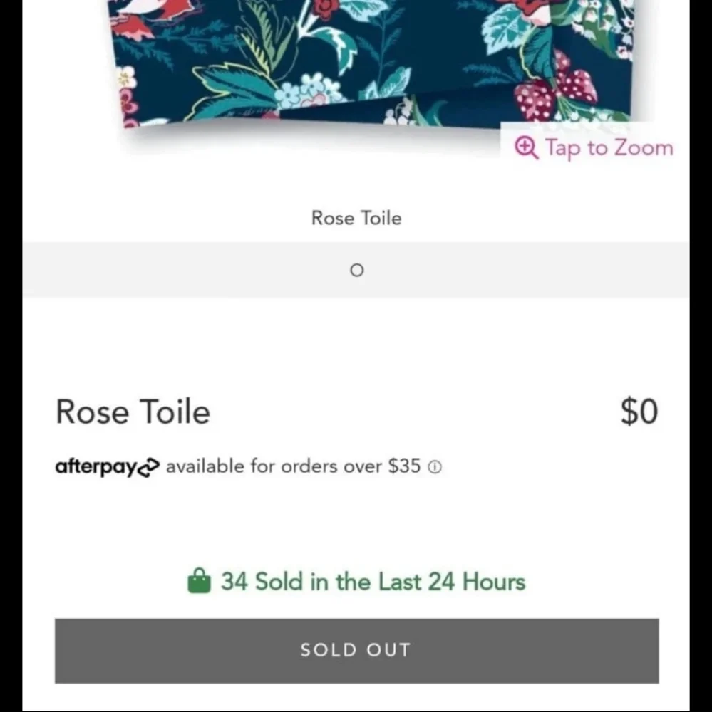 VERA BRADLEY ROSE TOILE DISH TOWEL SET (2) BNWT RETIRED 2022 1 SET LEFT